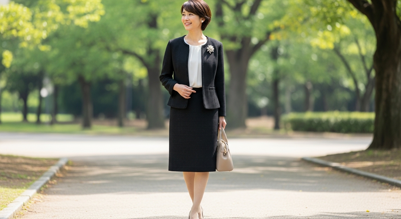 【卒業式の母親の服装マナー】おすすめのコーディネート例 セレモニースーツ