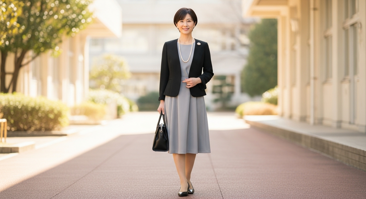 【卒業式の母親の服装マナー】おすすめのコーディネート例 ワンピース