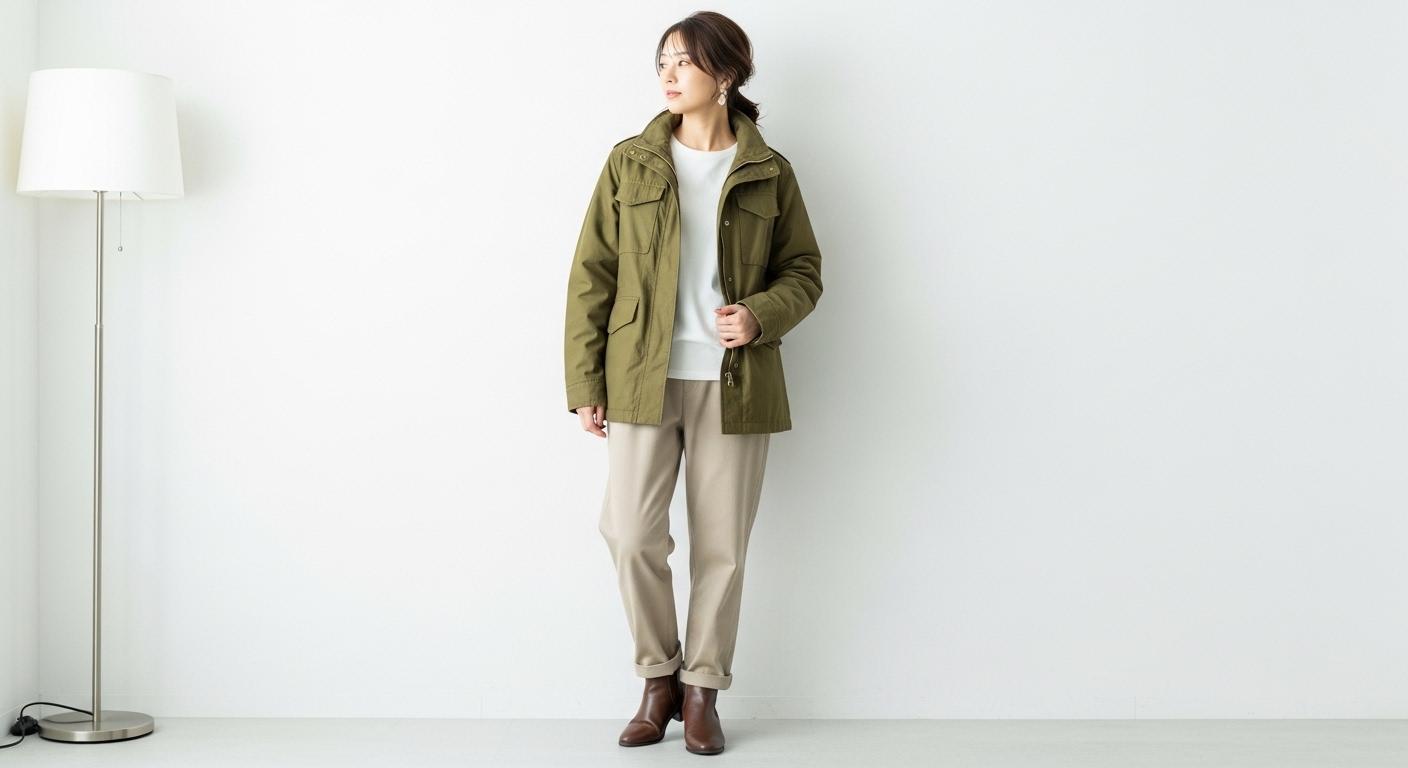 ベージュのパンツに合う色