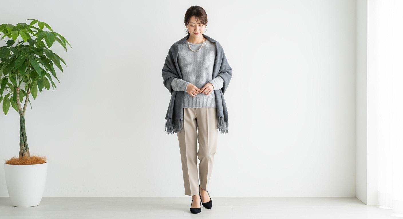 ベージュのパンツに合う色