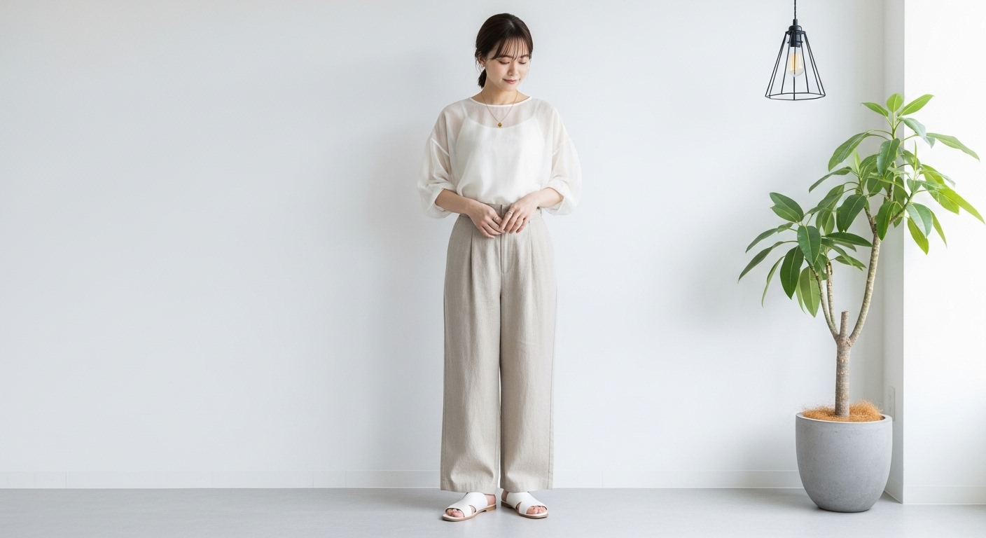 ベージュのパンツに合う色