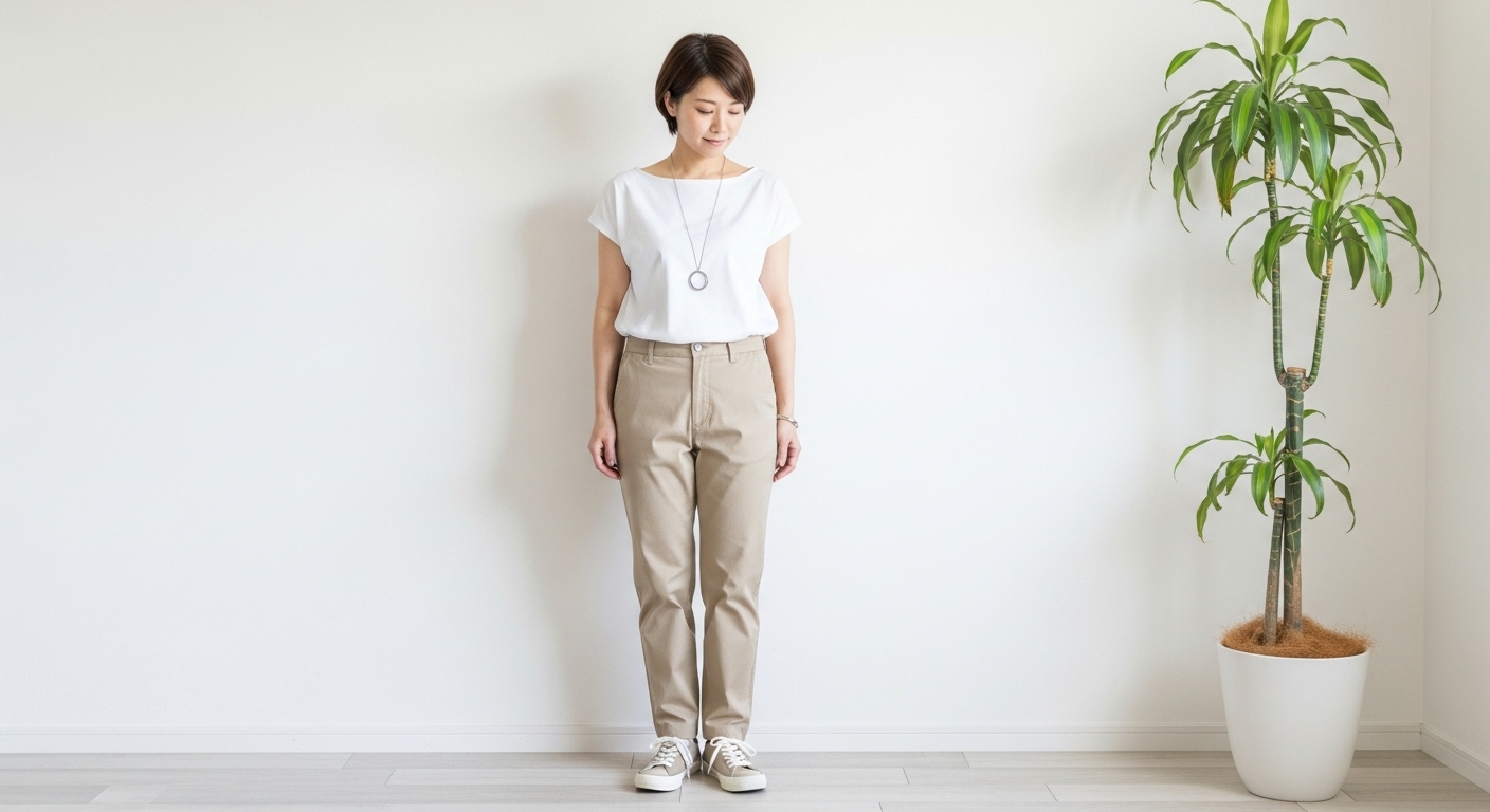 ベージュのパンツに合う色