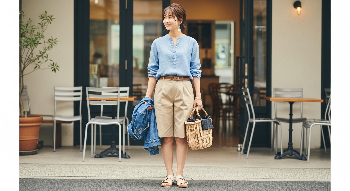 ベージュのパンツに合う色