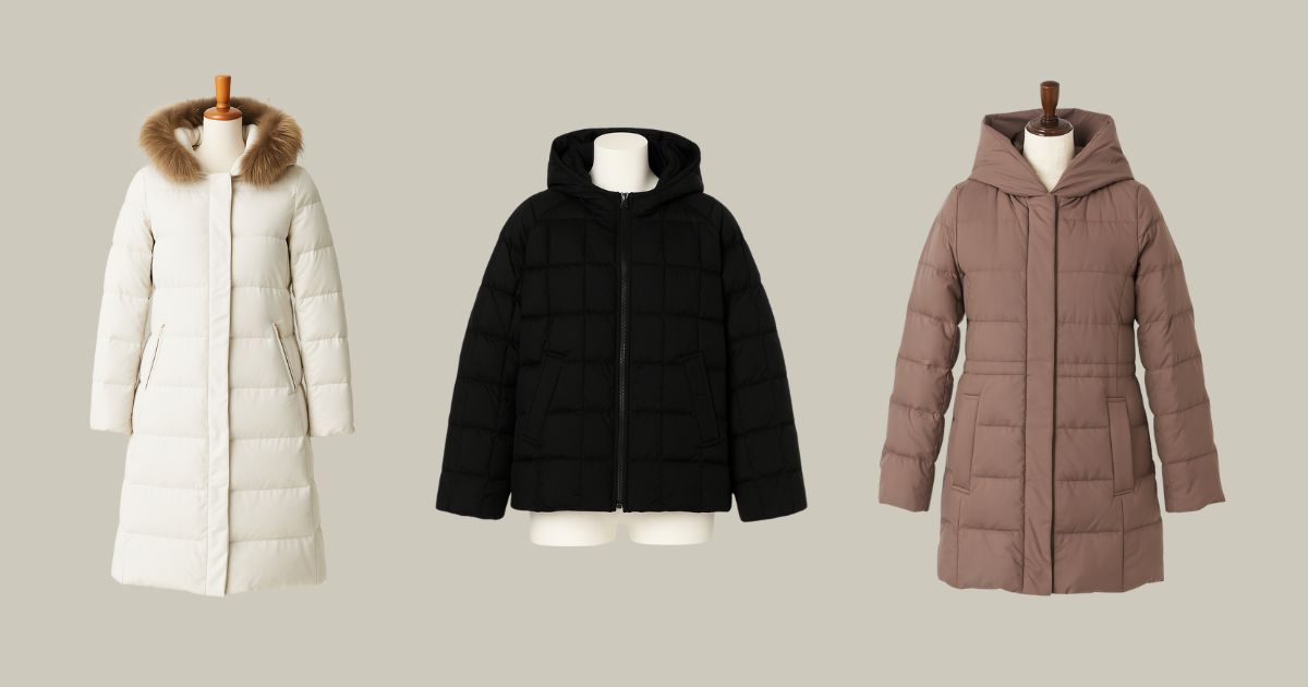 ダウンジャケット・コートは最高気温10℃以下が着用のサイン