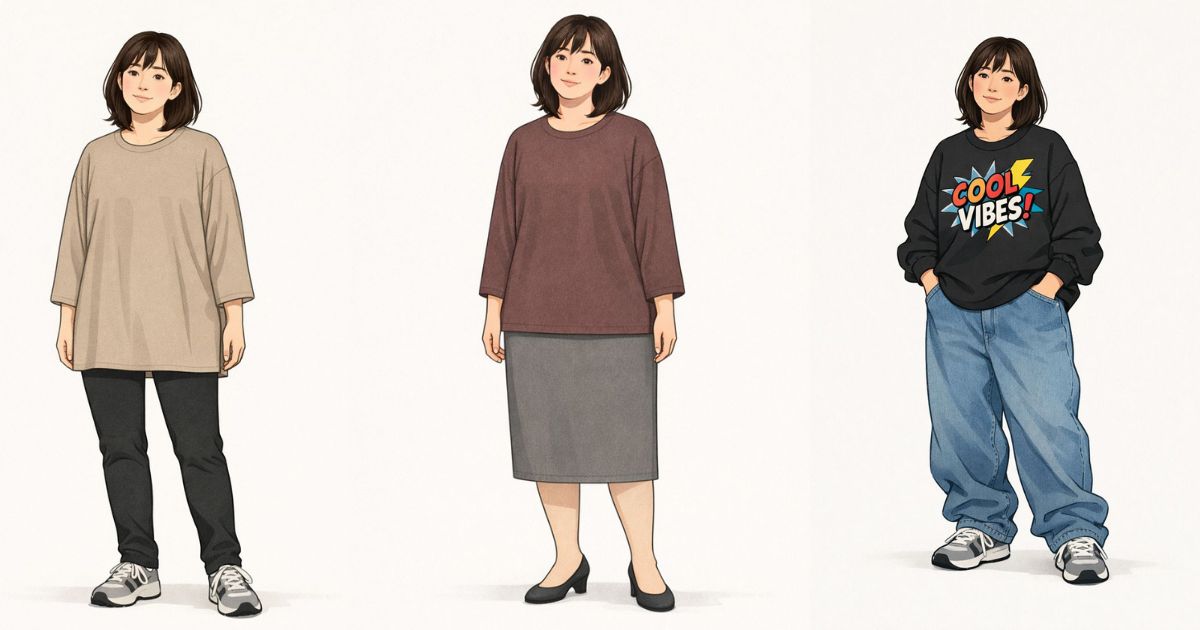 おばさんに見える服の決定的な5つの特徴